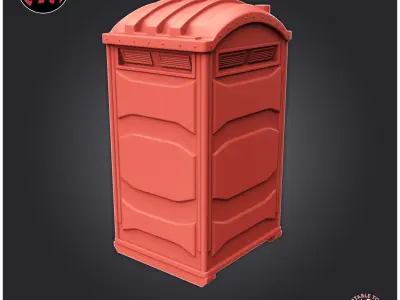 Portable Toilet 3D print model