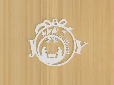 christmas ornament 3D print model