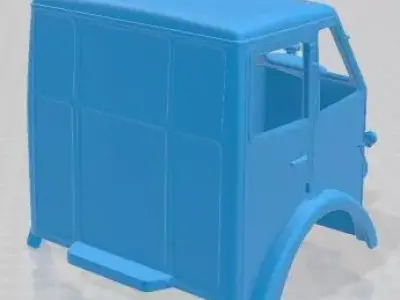 Foden F1 1931 Printable Body Cabin Truck 3D print model
