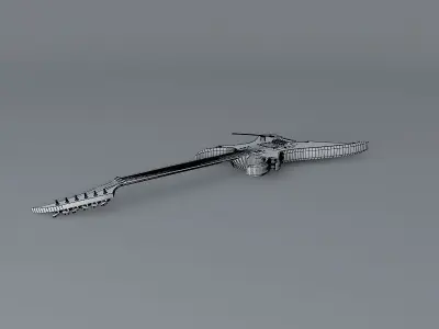 Sands V m1 guitar Free 3D model