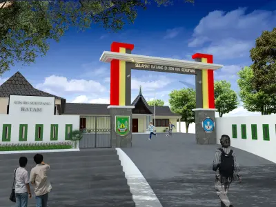 GATE ARCHITECTURAL VERNACULAR 3D model