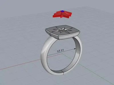 ring men 3D print model