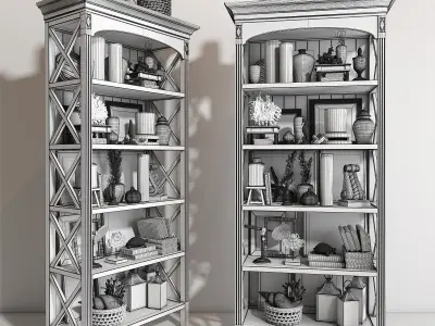 Sea decorative set 02 3D model