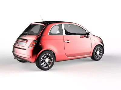Fiat 500 3D Files and Render Files Keyshot 3D model