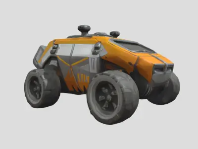 Off-Road Vehicle 3D Model PBR Textured Game Ready Low-poly 3D model