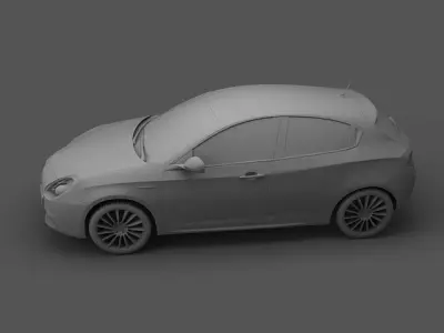 Alfa Romeo Giulietta 2011 3D model