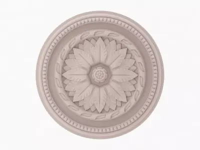 Classic Ceiling Medallion 28 3D model