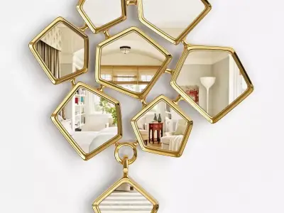 Zebra Mirror - Pont des Arts 3D model