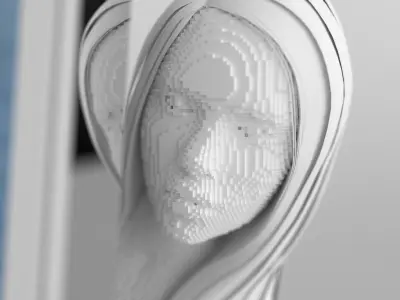 Woman Smartphone Holder 3D model