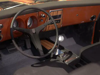 Chevrolet Camaro327 1968 model 3D model