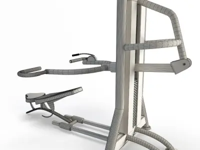 Gym Chest Press 3D model
