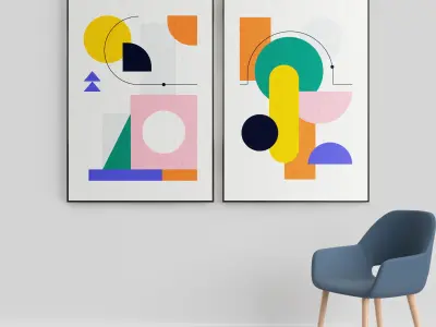 Photo Frame 38 Low-poly 3D model