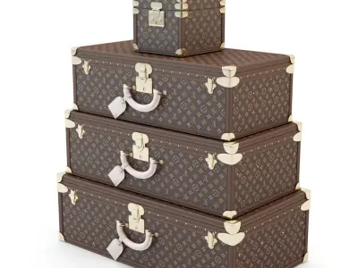 Louis Vuitton set bag 3D model