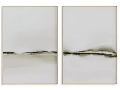 Abstract Painting Frame set 3D model 296