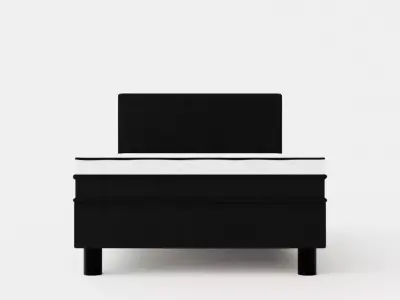 Divine Continental Bed 120x200 Cm Low-poly 3D model