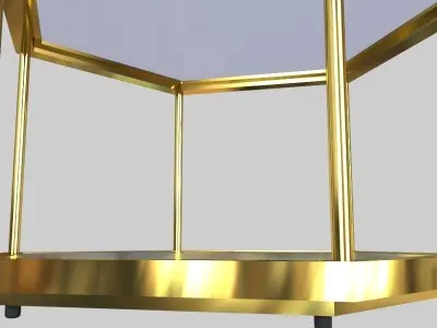 Glass Table 01 3D model