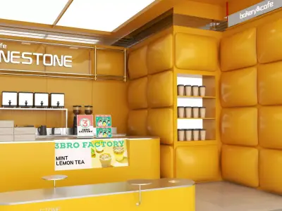 Coffe Shop 02 3D model