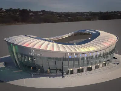 Football Soccer stadium 3D model purchase