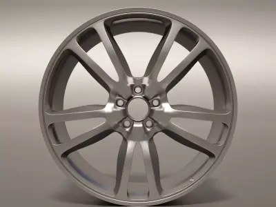 3D model rim wheel part11 3D model
