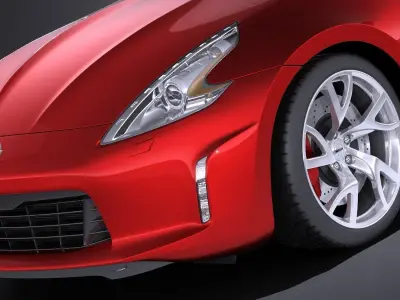 Nissan 370z 2017 VRAY 3D model