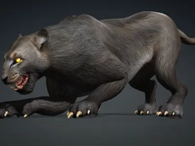 Leopard Hybrid-B1 3D model