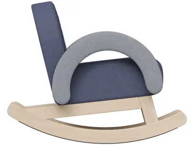 Rainbow Rocking Chair 3D model