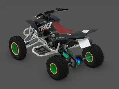 Blaze 450 Custom Dirt Racer 3D Model Low-poly 3D model