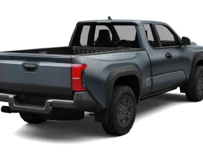 Toyota Tacoma 2024 Low-poly 3D model by joao3DModels