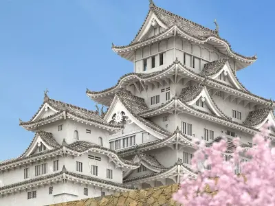 Chinese palace house 3D model