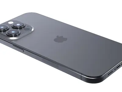 Apple iphone 14 pro max with three colors  3D model