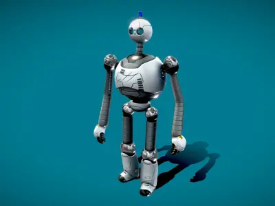 The Wild Robot Low-poly 3D model