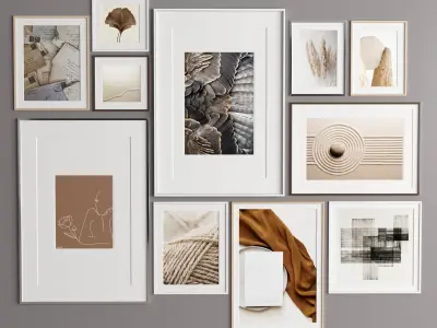 Art Frame 302 Low-poly 3D model