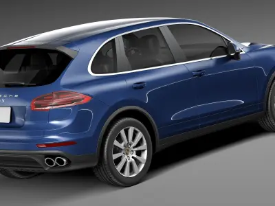 Porsche Cayenne S 2015 3D model