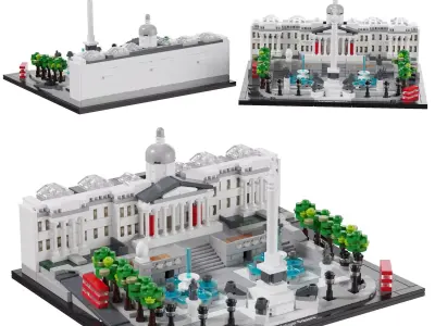 Lego Architecture - 21045 Trafalgar Square 3D model