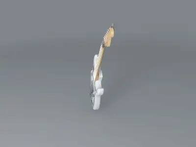 Warren DeMartini guitar Free 3D model