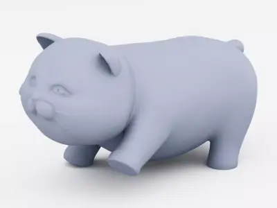 SHY CAT Free 3D print model