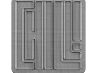 Chill Neon Sign 3D model