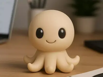 Octopus - Kawaii Animals Collection 3D print model