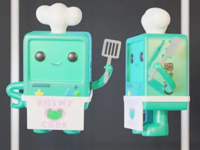 COLLECTION WITH 4 ADVENTURE TIME CHARACTERS Funko Pop 3D print model