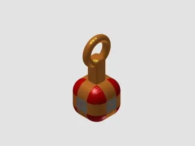 Pendant hook with handle Free 3D print model