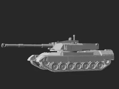 Leopard 1 105 turret 3D print model