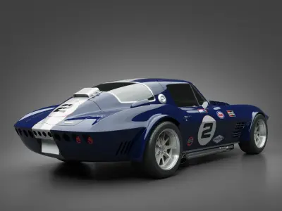 1964 GrandSport Corvette 3D model