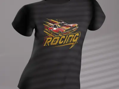 T-shirt Low-poly 3D model