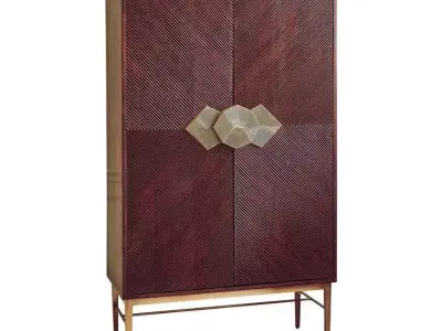 Galapagos Bar Cabinet 3D model