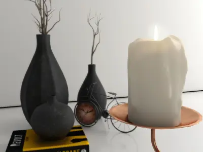 Decorative set Free 3D model