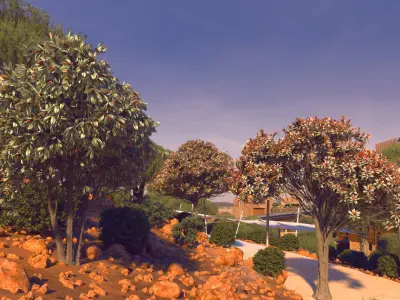 Bronze loquat eriobotrya deflexa multi 3D model