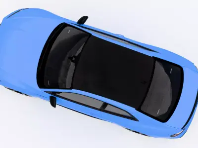 Audi RS5 Coupe 2020 Low-poly 3D model