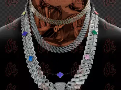 Miami Chain and Van Cleef Gta V Fivem Low-poly 3D model