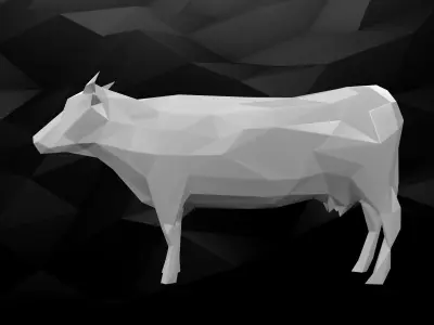 3D Printable Low-Poly Animals Pack 3D print model