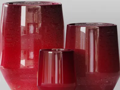 decorative vase 3D model get